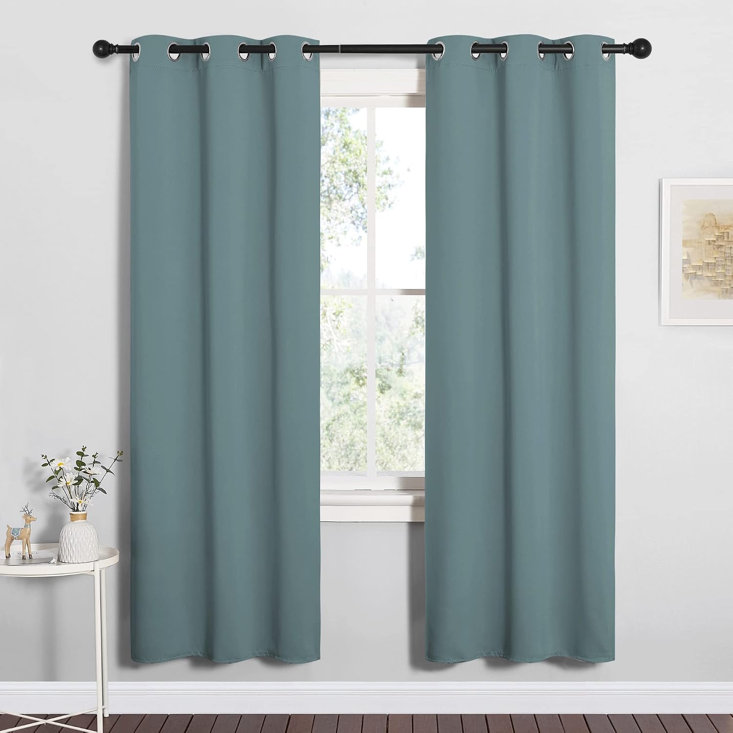 NICETOWN Modern Blackout Curtains Noise Reducing for Bedroom, Thermal Insulated and Privacy Room Darkening Drape Panels for Boy's Guest…