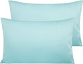 NTBAY Egyptian Cotton Queen Pillowcases - Set of 2, 500 Thread Count Cotton Pillowcases - Soft and Breathable Envelope Closure Pillow…