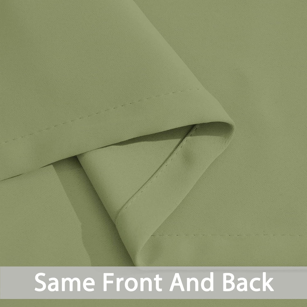 Yakamok 84 Inch Length Blackout Curtains for Bedroom, Light Blocking Drapes Room Darkening Thermal Insulated Solid Grommet Panels for…