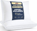 LuxDecorCollection LUX Décor Gusseted Style Soft Hotel Pillows Set of 2 – for Side, Stomach & Back Sleepers - Down Alternative Hotel Bed Pi…