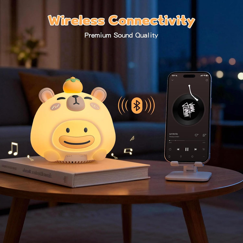 Baby Sound Machine, 20 Soothing Sounds White Nosie for Sleeping, Rechargeable Night Light with Speaker, 3 Brightness Levels Remote and…
