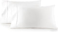 HCCollection HC Collection King Pillow Cases Set of 2- Microfiber, Extra Soft Pillowcases - easy maintenance & Machine Washable - White…