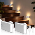 L LOHAS LED Motion Sensor Night Light, Rechargeable Stair Lights Indoor, Portable Warm White Motion Sensor Light Indoor, Battery Operated…
