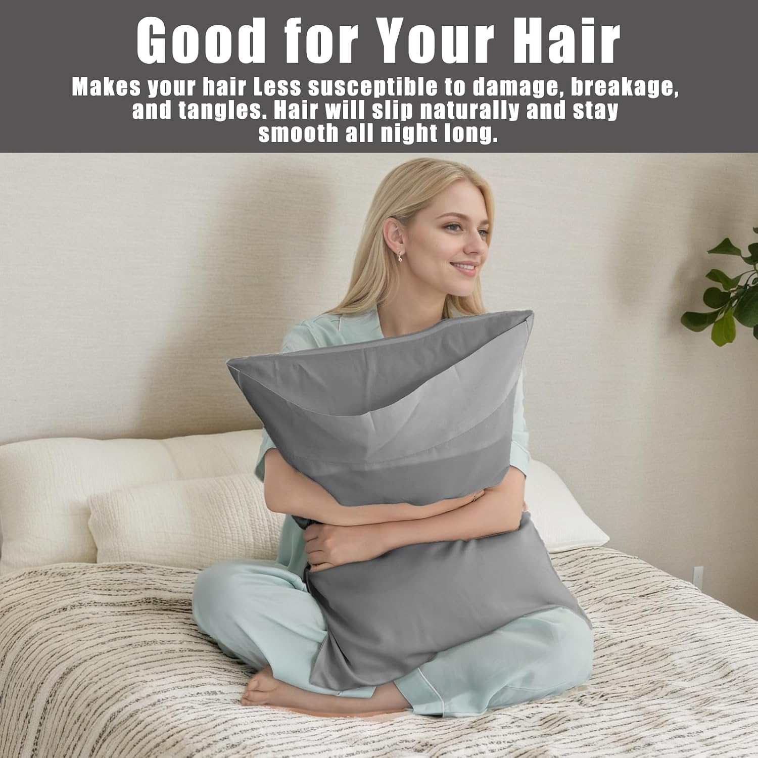 Pillow Cases Standard Size 2 Pack, Bamboo Rayon Cooling Pillowcases with Envelope Closure, Cool Breathable Pillow Case for Hot Sleepers &…
