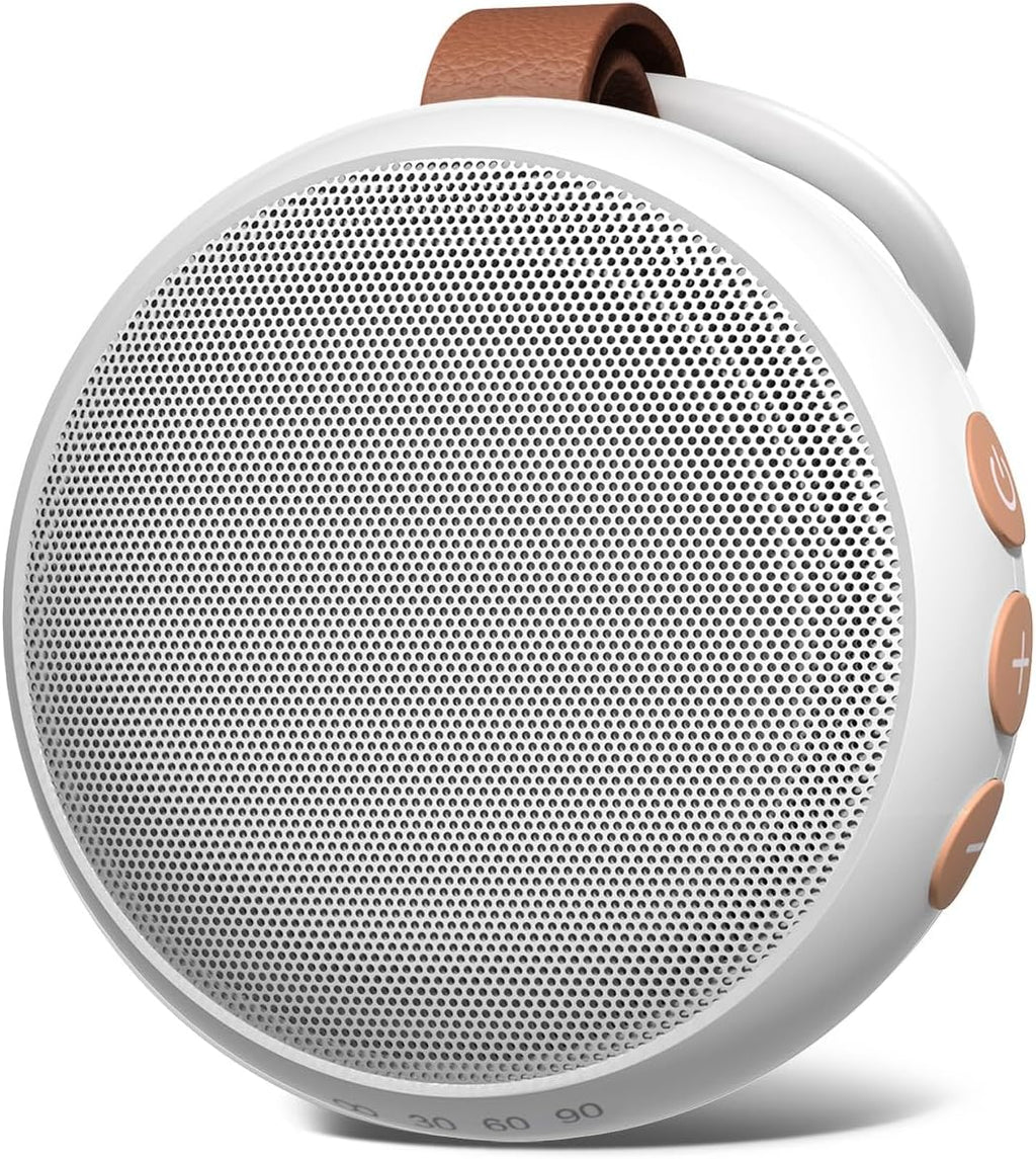 Portable Sound Machine Baby White Noise Machine Travel Noise Machine with 30 Soothing Sounds for Newborn Kids Adults Battery Sleep Brown…