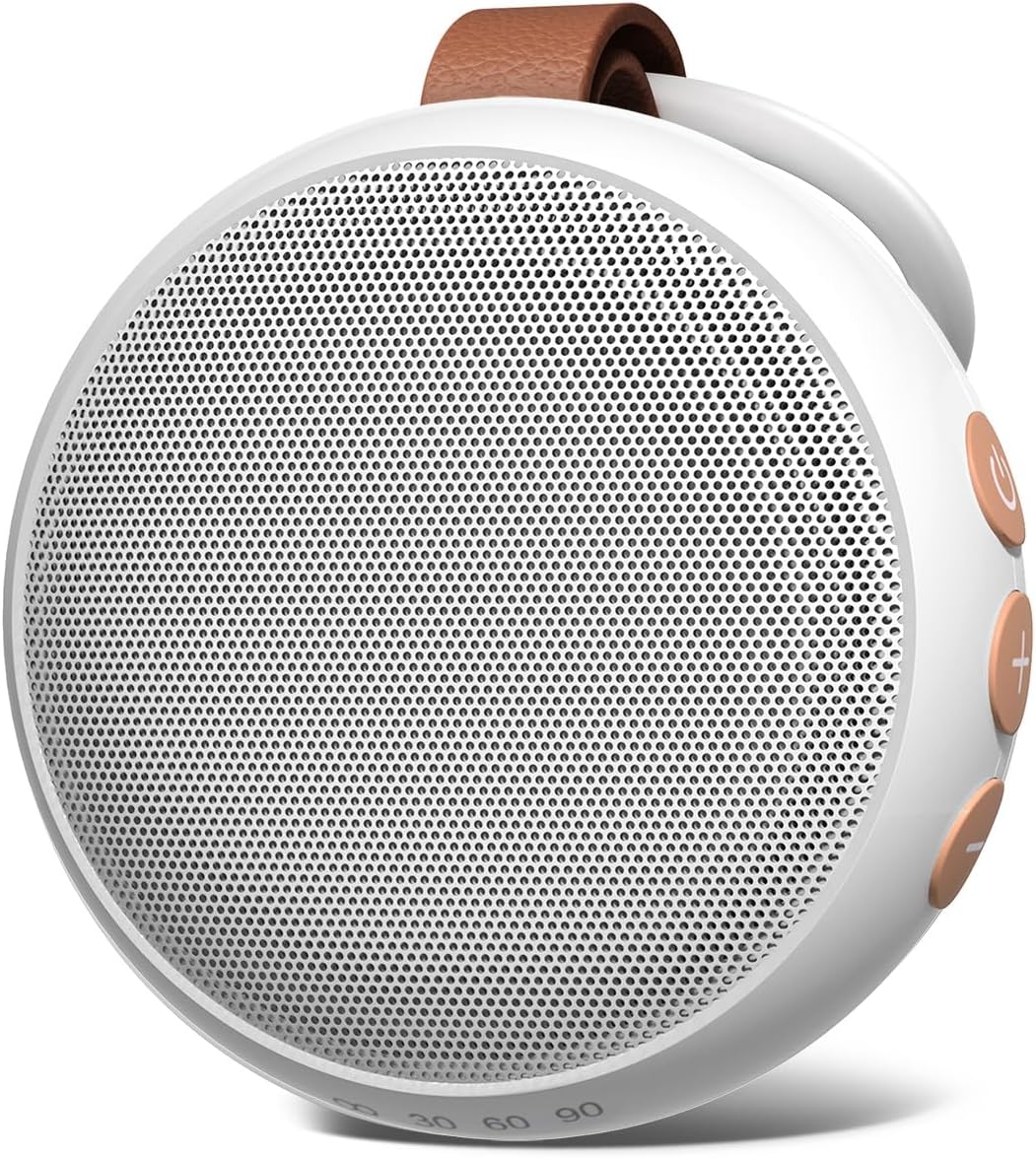 SoundMe Mini White Noise Machine Sound Machine with 30 Soothing Sounds 32 Volume Levels Baby Portable Sleep Soother Rechargeable Travel Sou…