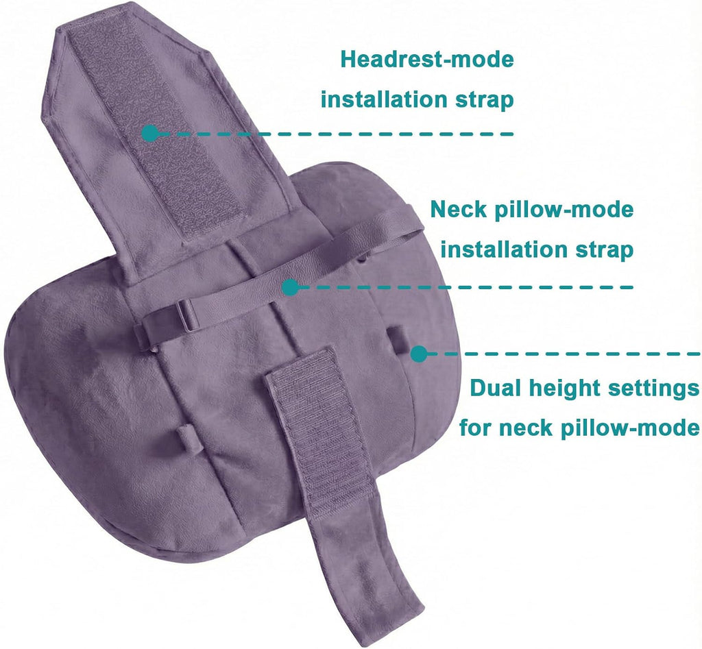 WELBRIT 2PCS Car Pillow for Car Neck Pillow for Driving Seat Neck Support Soft Cushion Back Support Head-Rests for Vehicle Sleeping…