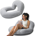 Insen Reading Pillow, Back Pillow for Sitting in Bed for Reading, Nurse & Relax, Reading Pillow for Adults, Moms & Kids, Sit Up Pillow for…
