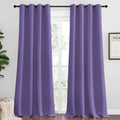 Nicetown Lilac Purple Blackout Curtains 108" Long, 55" Wide, 2 Pieces for Office, Dining, Guest Room - Sound Reducing, Heat and Cold Block…