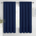 Dwcn Blackout Curtains 72 Inch Length for Bedroom 2 Panels Set, Room Darkening Insulated Thermal Drapes for Living Room, Rod Pocket Window…