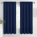 Dwcn Blackout Curtains 63 Inch Length for Bedroom 2 Panels Set, Room Darkening Insulated Thermal Drapes for Living Room, Rod Pocket Window…