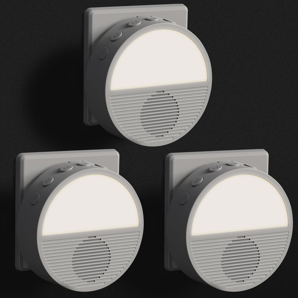 GorgeousHome-IlluminatingeveryMoment Sunset Scene White Noise Sound Machine, Wall Plug in White Noise Machine for Office Privacy & Noise Ca…