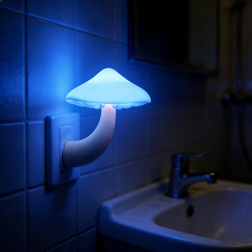 AUSAYE 3Pack Sensor LED Night Light Plug in Lamp Magic Mushroom Nightlight Cute Night Lights for Adults Kids Bedroom…