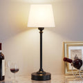 Kakanuo Cordless Table Lamp Rechargeable Black - 1 Pack 4000mAH Battery Operated Lamp for Decor, 3000K Stepless Dimming Touch Control…