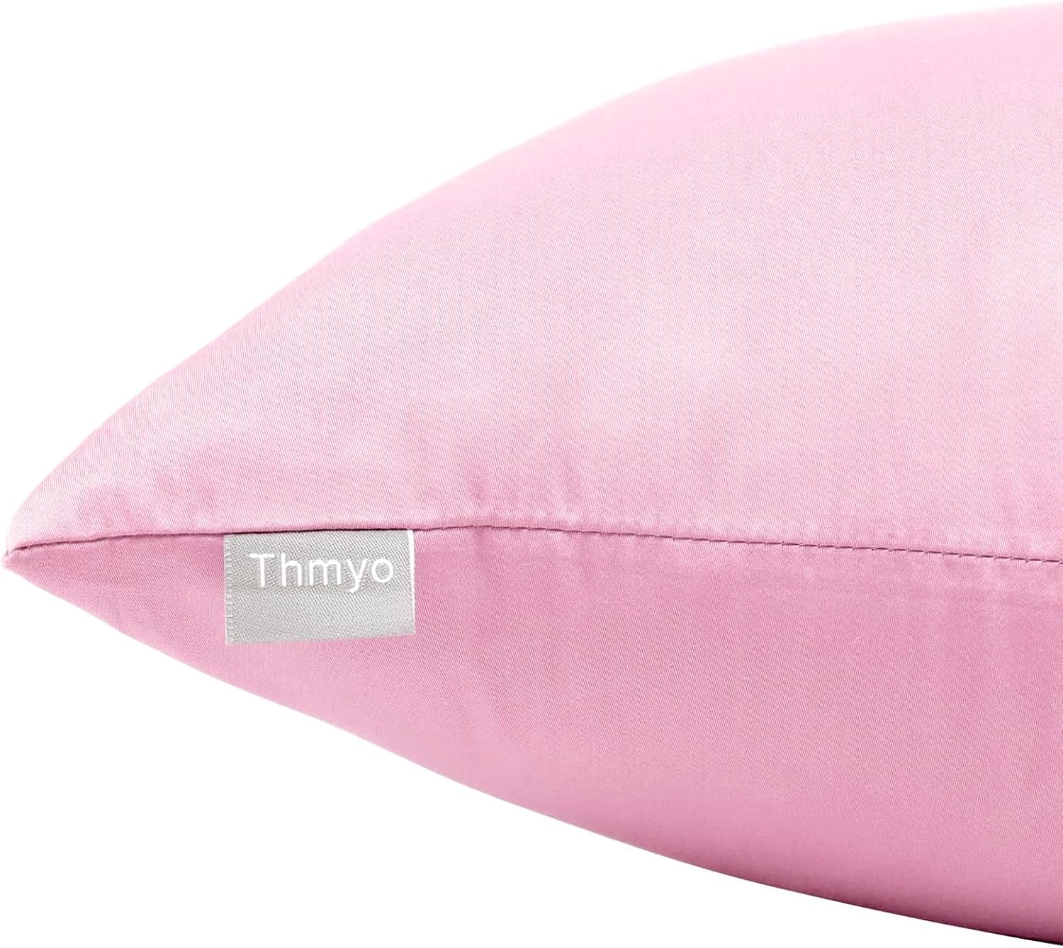 Thmyo 4-Pack 100% Cotton Comfortable Solid Decorative Throw Pillow Case Square Cushion Cover Pillowcases Sublimation Blank DIY Pillow Cover…