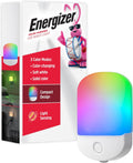 Energizer Night Light, Color Changing, Nightlight for Bedroom, Bathroom, Nursery, Hallway, Kitchen, White Base, 81567