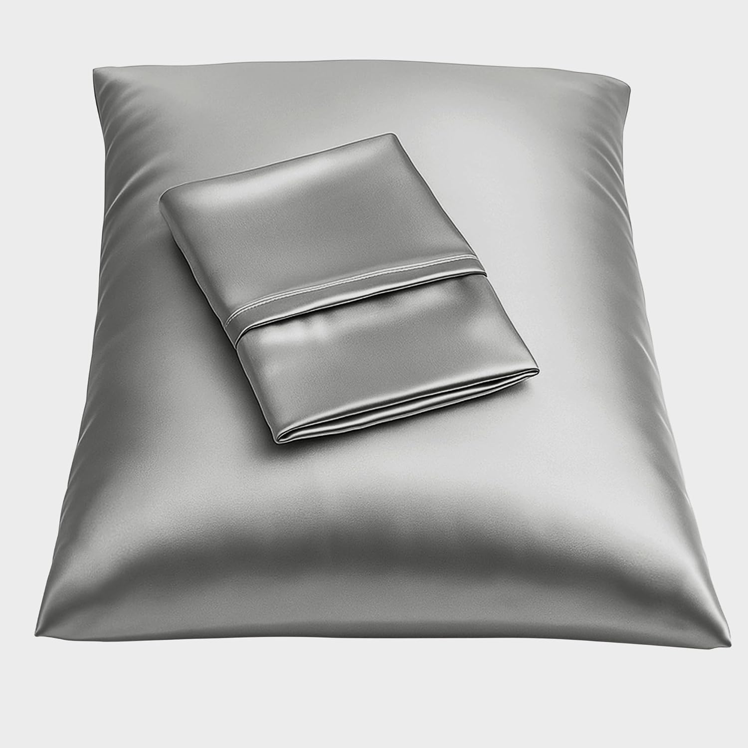 Blissford Satin Pillowcase with Zipper, for Hair and fabric comfort, Feels Soft and Cool Like a Silk Pillowcase, Satin Pillow Cases 2…
