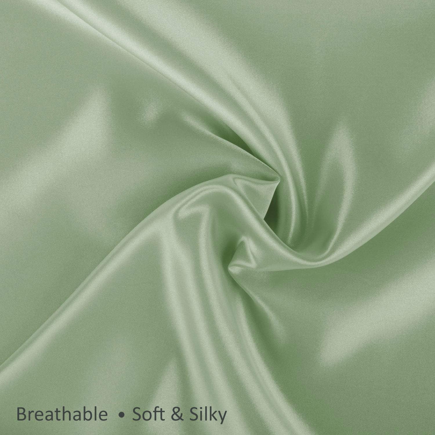 Blissford Satin Pillowcase with Zipper, for Hair and fabric comfort, Feels Soft and Cool Like a Silk Pillowcase, Satin Pillow Cases 2…