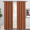 Nicetown Halloween Insulated Curtains Blackout Draperies - Triple Weave Microfiber Home Thermal Insulated Solid Ring Top Blackout Curtains/…