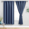 Jiuzhen Blackout Curtains for Bedroom - 60 Inch Wide Thermal Insulated Room Darkening Privacy Soundproof Curtains for Living Room, Set of 2…