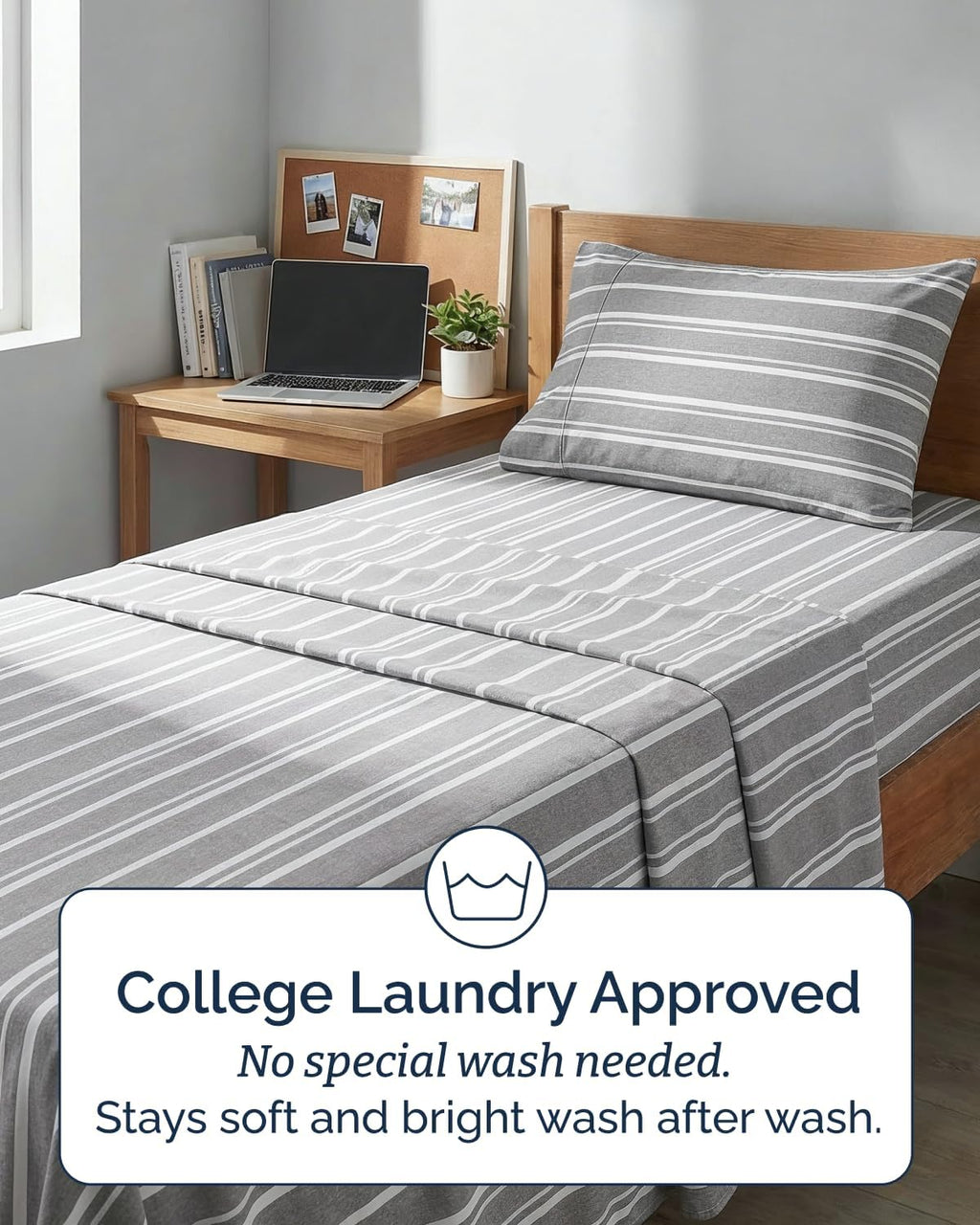 Twin XL 4 Piece Sheet Set - Comfy, Breathable & Cooling - Soft Hotel Luxury Bedding for Women, Men, Kids, Teens & Children - 1 Flat & 1…