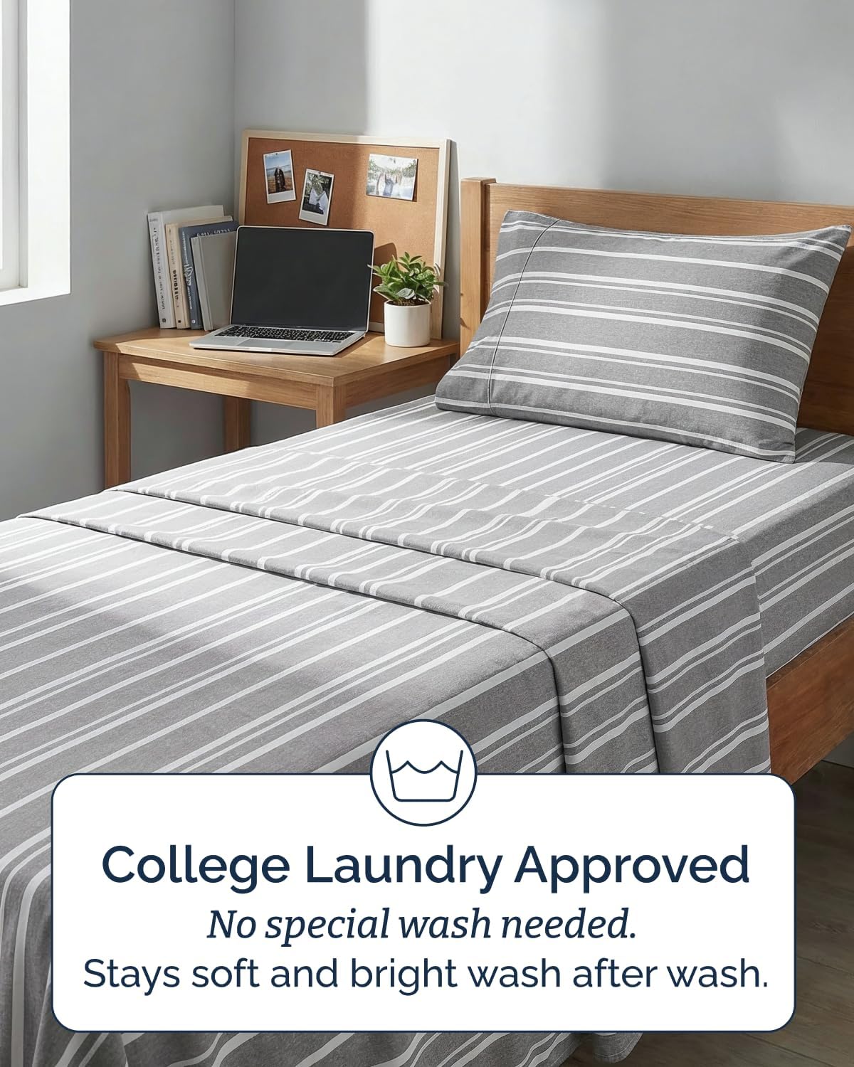 Twin XL 4 Piece Sheet Set - Comfy, Breathable & Cooling - Soft Hotel Luxury Bedding for Women, Men, Kids, Teens & Children - 1 Flat & 1…