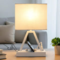 Briever Touch Control Table Lamp, 3-Way Dimmable Desk Lamp with USB C & USB A and AC Outlet, Bedside Lamp with Phone Stands for Bedroom, Li…