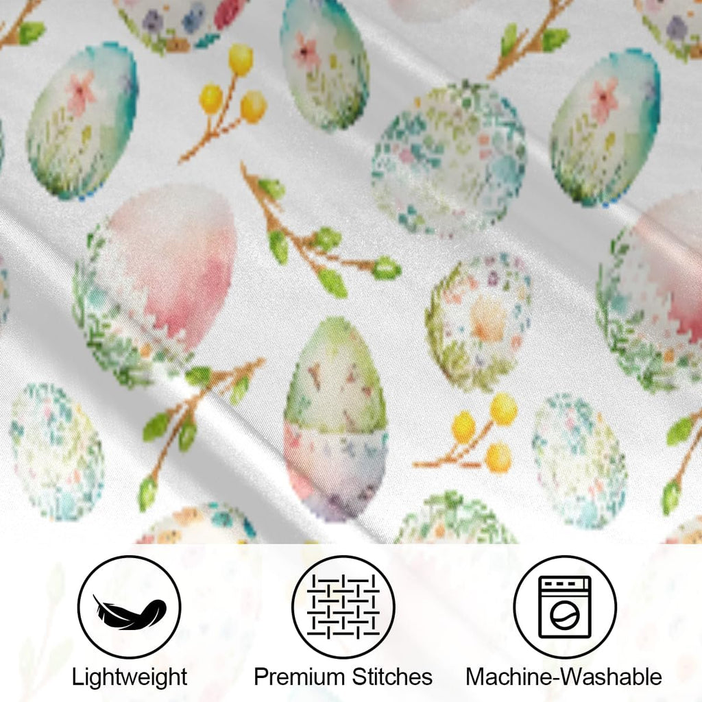 Colorful Easter Eggs Satin Pillowcase for Hair and Skin Soft Silk Pillow Cases with Envelope Closure Cooling Pillow Case Slip 15.99…