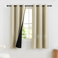 NICETOWN 100% Blackout Curtains for Bedroom Solid Thermal Insulated Grommet Room Darkening Curtains & Drapes Luxury Decor for Living Room…