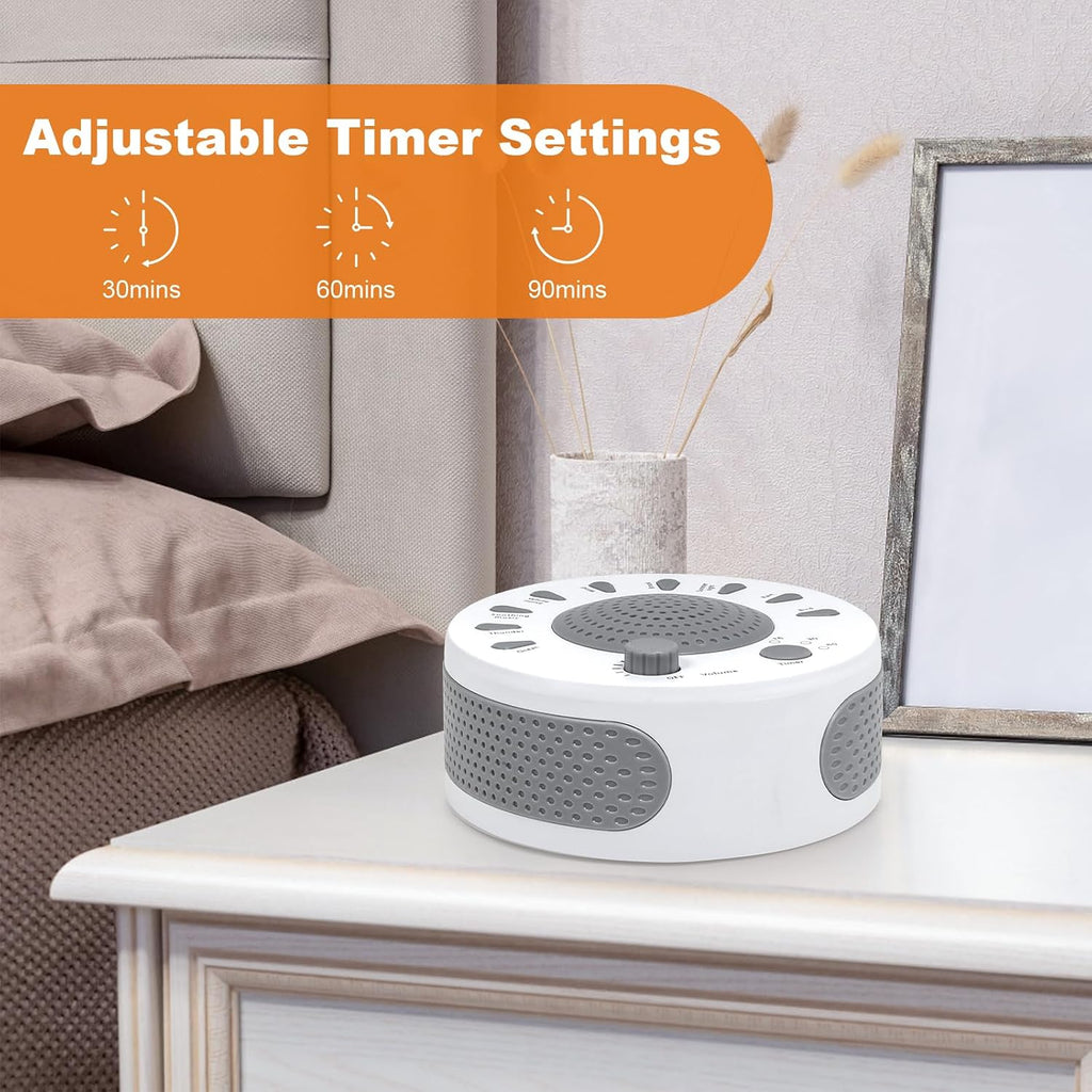 KozyOne White Noise Machine Sleep Helper Sound Relaxation Machine Sleep relaxation Sound Machine with 27 Unique Natural Sounds, Sleep…