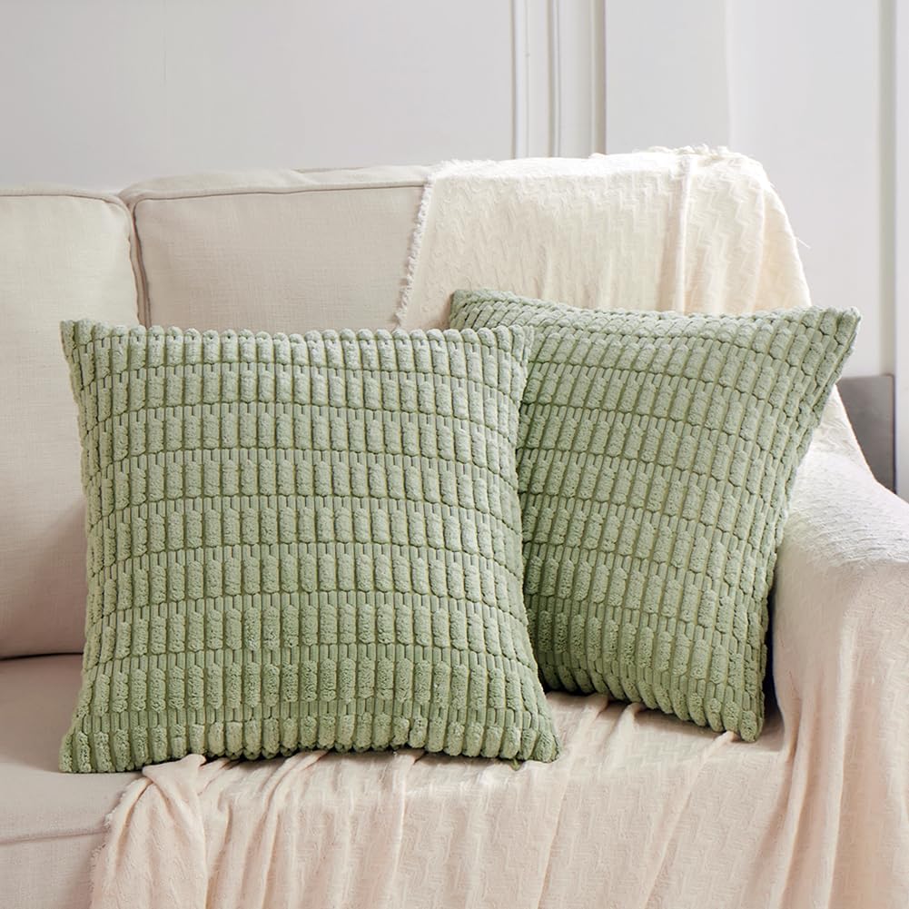 Fancy Homi 4 Packs Decorative Throw Pillow Covers for Living Room Couch Bed, Modern Farmhouse Boho Home Décor Accent Cushion Case, 24" x…