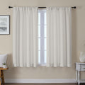 Gwine Natural Light Filtering Curtains for Bedroom 54 Inches Long, Thermal Insulated Room Darkening Curtains for Living Room Each 40"…