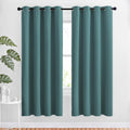 Nicetown Insulated Curtains Blackout Draperies - Triple Weave Microfiber Home Thermal Insulated Solid Ring Top Blackout Curtains/Panels for…
