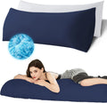 Ubauba Memory Foam Body Pillow with Cover, Full Large Body Pillows Insert for Adults with Envelope Closure Pillowcase, Firm & Fluffy Long…