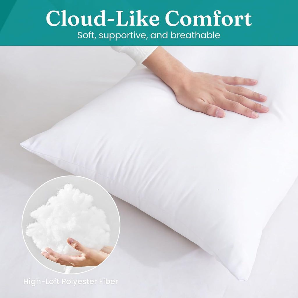 Oubonun 21x54 Full Body Pillow for Adults, Big Long Bed Pillow for Sleeping, Premium Firm Body Support Pillows for Side Sleepers