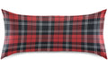 Christmas Plaid Boby Pillow Covers Silk Pillowcase for Hair and Skin Soft and Smooth Cooling Satin Pillowcase Standard Size Pillow Case…