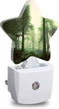 Misty Forest Star Night Light Plug in, Soft Glow Night Light for Kids Bedroom Nursery, Gentle Warm Light for Sleep, Compact Lamp for…