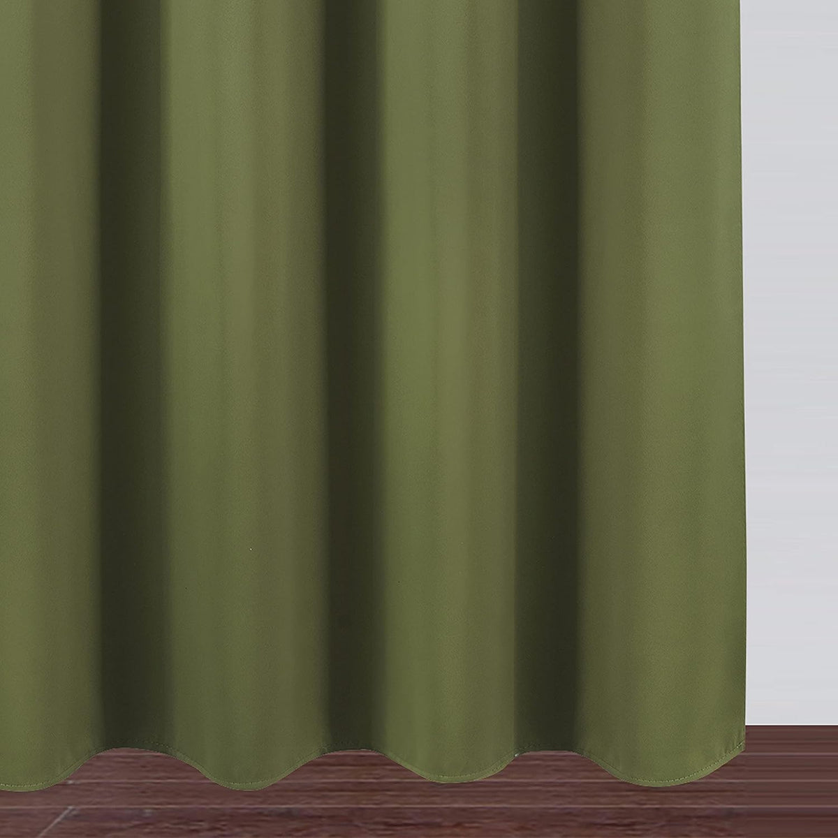 Lemomo Olive Green Thermal Blackout Curtains/52 x 72 Inch/Set of 2 Panels Room Darkening Curtains for Bedroom 72 Inch Green