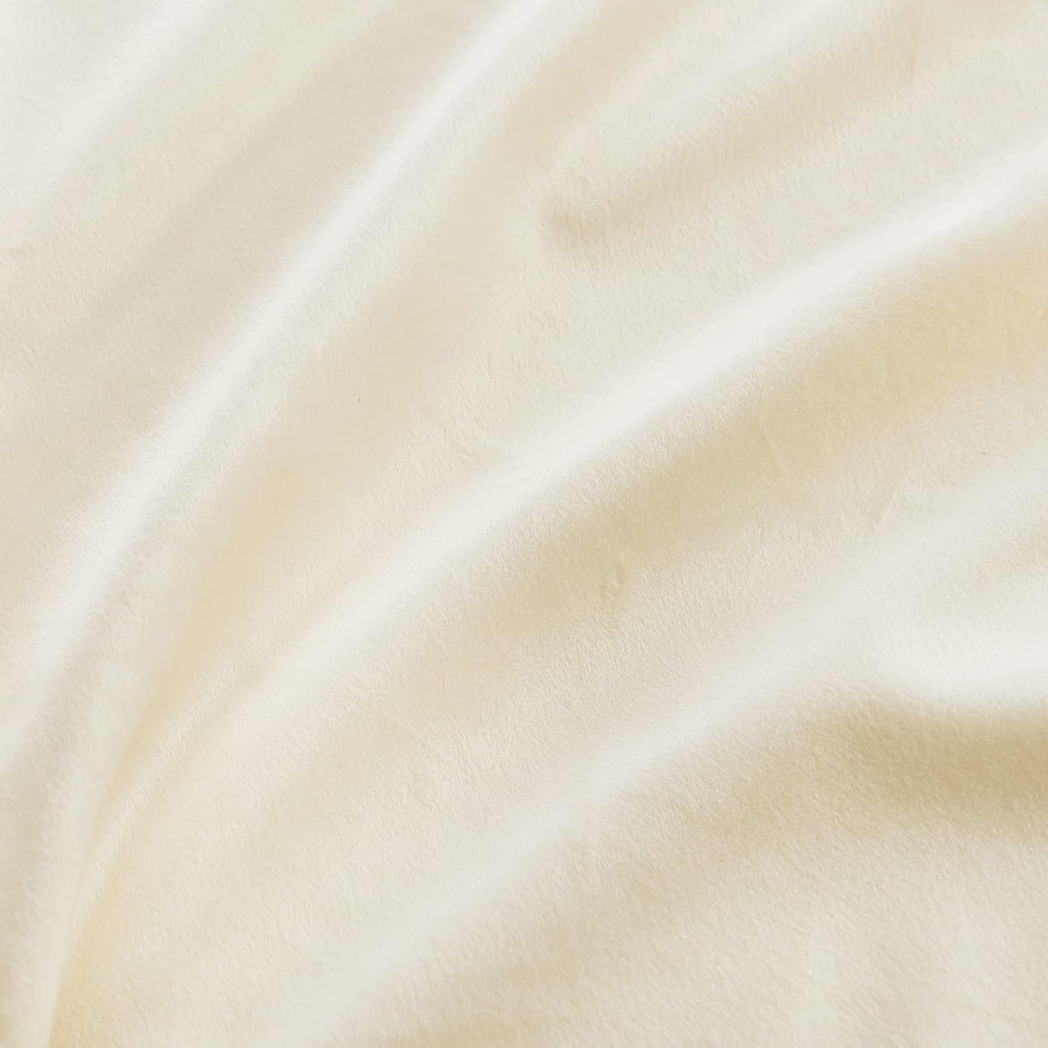 Rybhome RYB HOME Ivory Velvet Curtains for Bedroom Living Room, Thermal Insulated Privacy UV Heat Blocking Luxurious Drapes for Nursery Din…