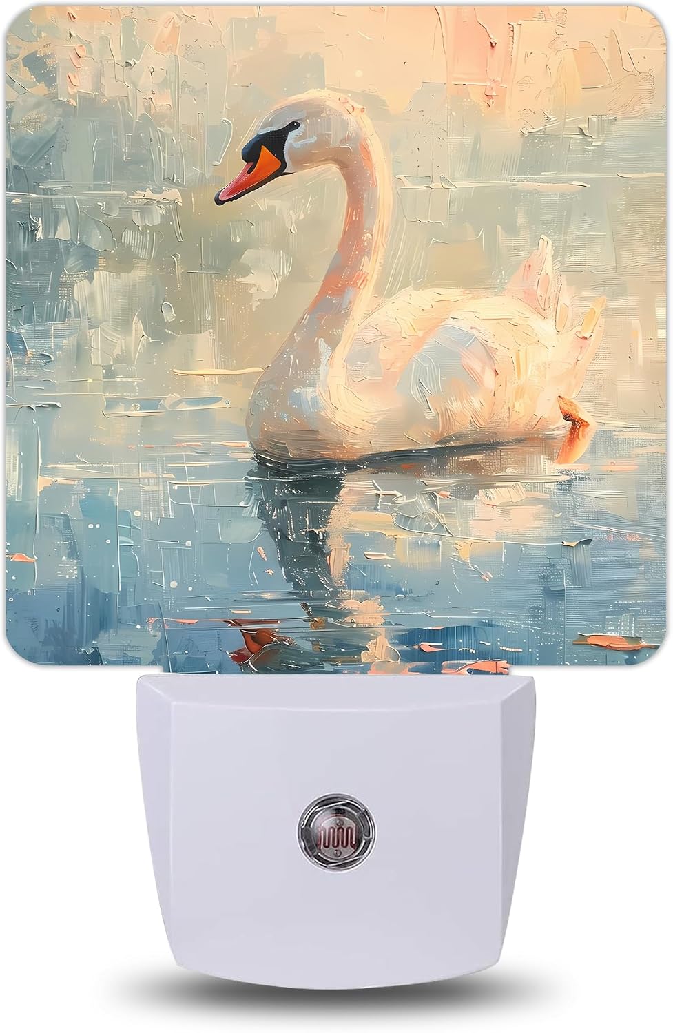Vintage Swan Lake Night Lights Plug into Wall, Night Light for Bedroom Bathroom Hallway Kitchen, Auto Dusk to Dawn Sensor Decorative Gift…