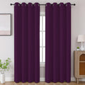 Cucraf Purple Blackout Curtains 96 inch Length 2 Panels Set, Room Darkening Drapes for Living Room Bedroom, Thermal Insulated Light Blockin…