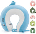 NiuniuDaddy Niuniu Daddy Shark Kids Travel Neck Pillows for 3-8 Years Old, Soft Adjustable Memory Foam Neck Pillows for Plane, Car Seat, Tr…