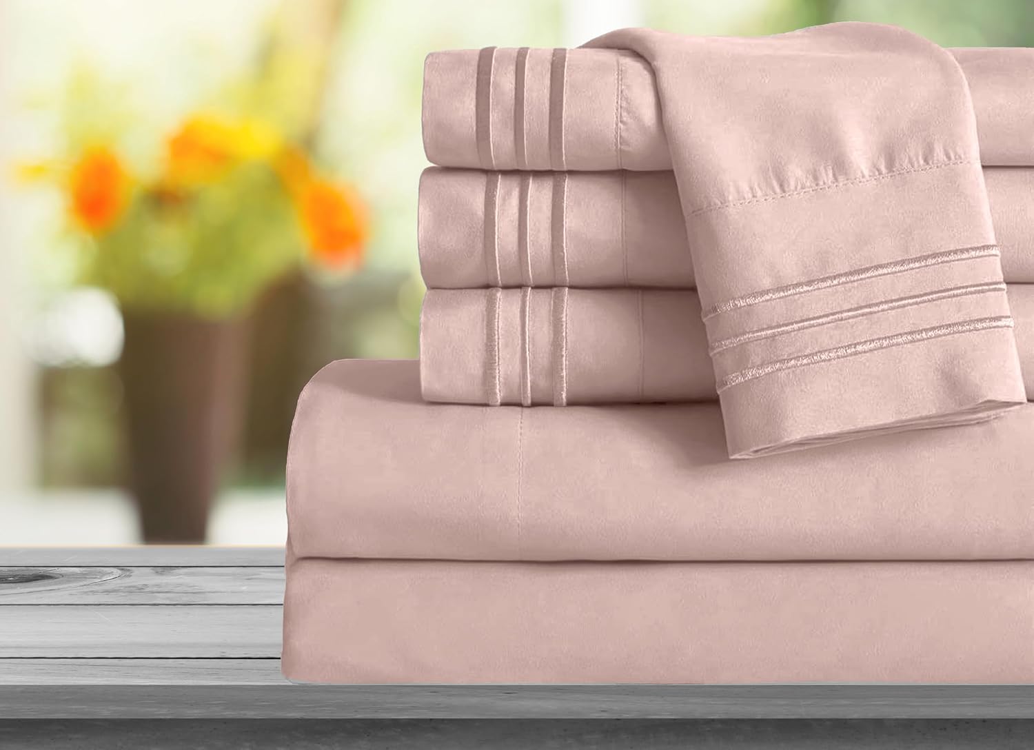 Mocassi Cali King Sheet Set - Luxury Hotel 1800 Premier Bedding Sheets & Pillowcases - Ultra Soft Breathable & Cooling Bed Sheets- Deep…
