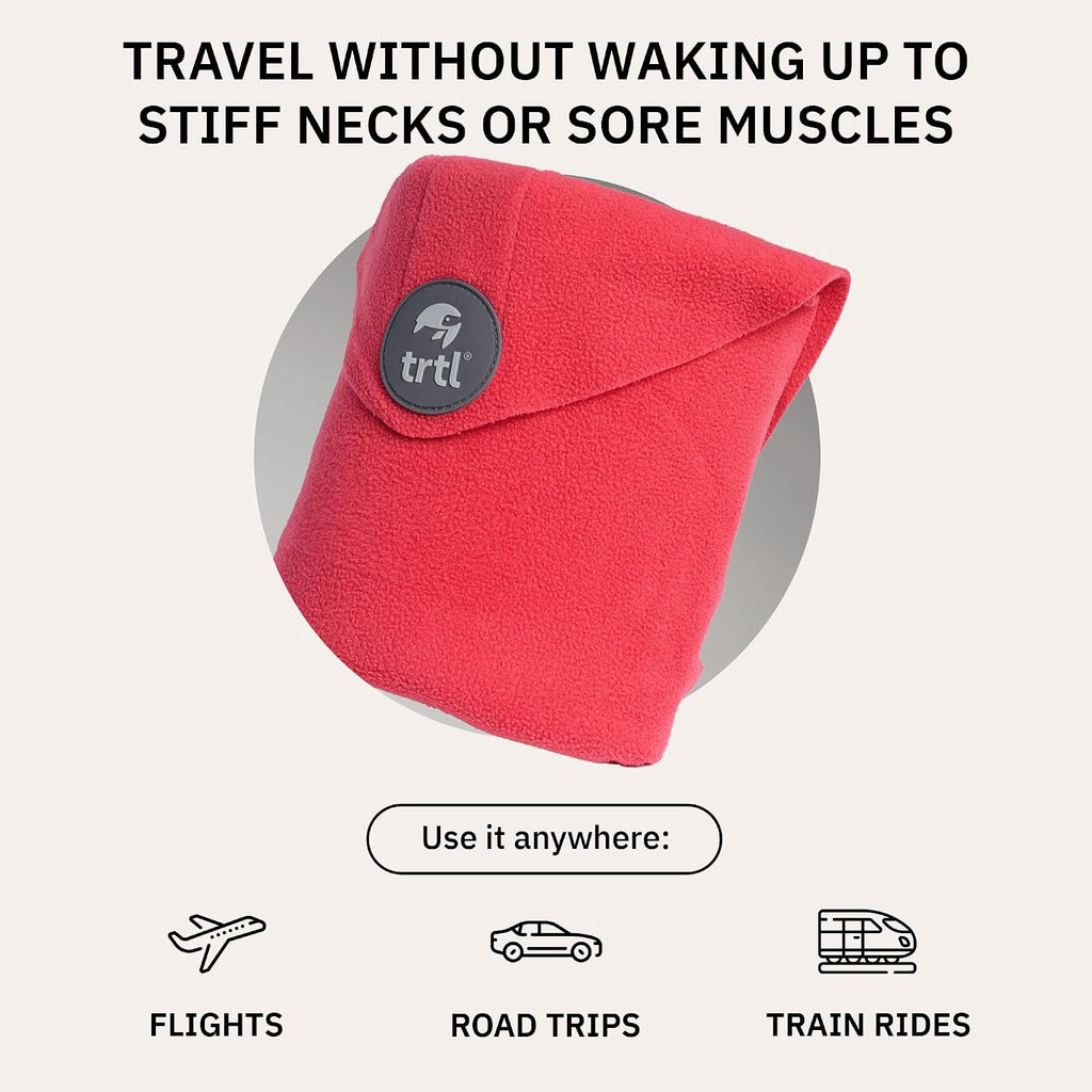 Trtl Pillow - designed for everyday use, Super Soft Neck Support Travel Pillow for Airplanes - Lightweight and Machine Washable…