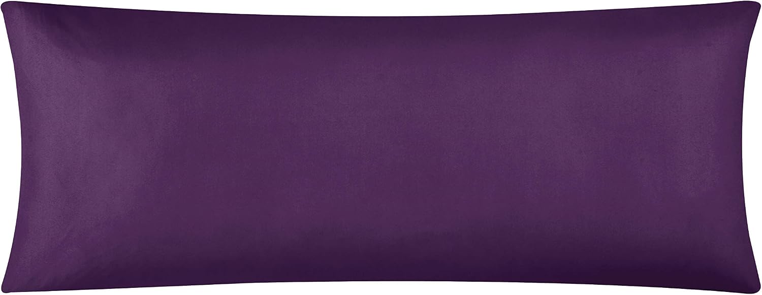 EVOLIVE Body Pillow Cover 21"x54", Ultra Soft Microfiber Pillowcase with Hidden Zipper, Breathable, Machine Washable, for Pregnancy &…