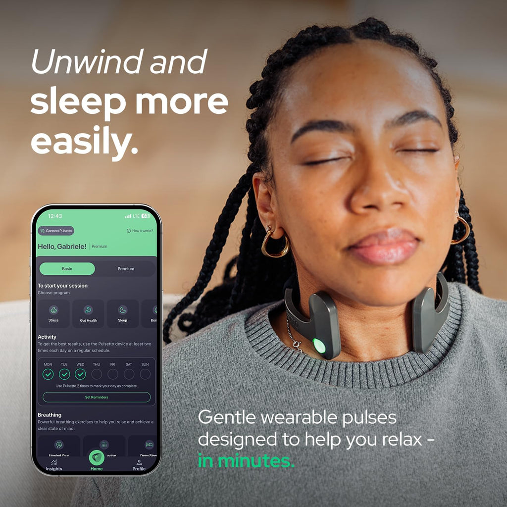 Pulsetto Lite (V1) comfort Wearable – Relaxation & Daily comfort Support Device 2.76 inches