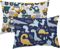 Kid Toddler Pillowcase,2 Packs 100% Cotton Pillow Cover for Kids Bedding,14x20 Pillowslip Case Fits Pillows Sized 13x18 or 14x19, Envelope…