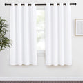 NICETOWN Room Darkening Window Treatment Curtain, Pure White, 1 Panel, 55 by 68, Energy Smart Thermal Insulated Block Out Sunlight Shade…