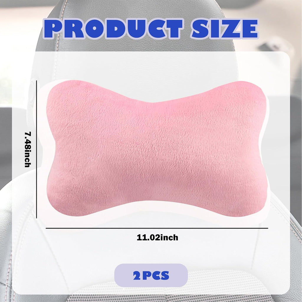 2PCS Car Headrest Pillow, Soft & Comfortable Car Neck Pillow for Driving Fatigue Relieve, All-Season Universal Cars Head Rest Pillows…