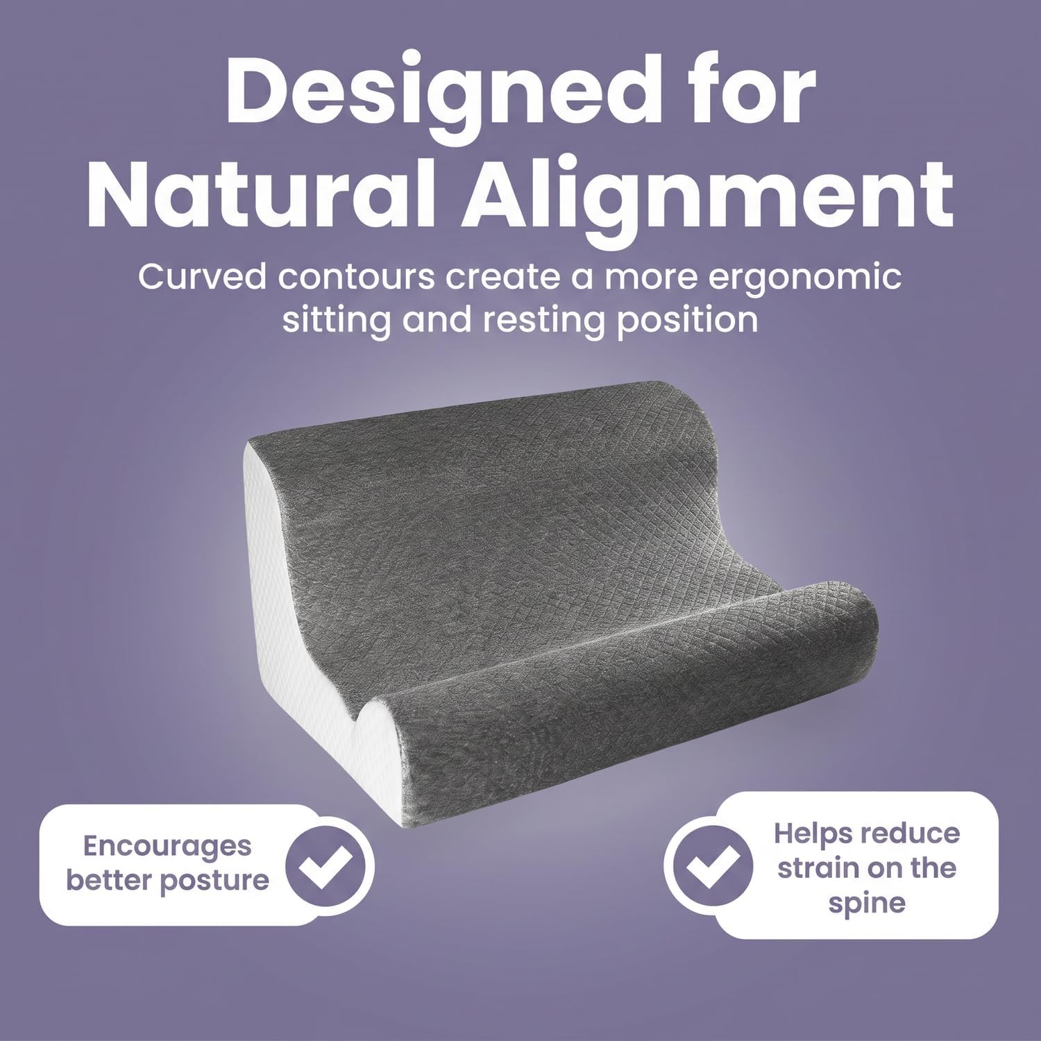 Zerora Reading Pillow for Sitting Up in Bed Rest, Lumbar Neck Support Pillow with Back Support, Home Bedroom Sofa Dorm Essentials for…